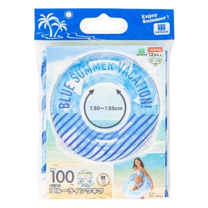ブルーライン うきわ 100cm ロープ付
