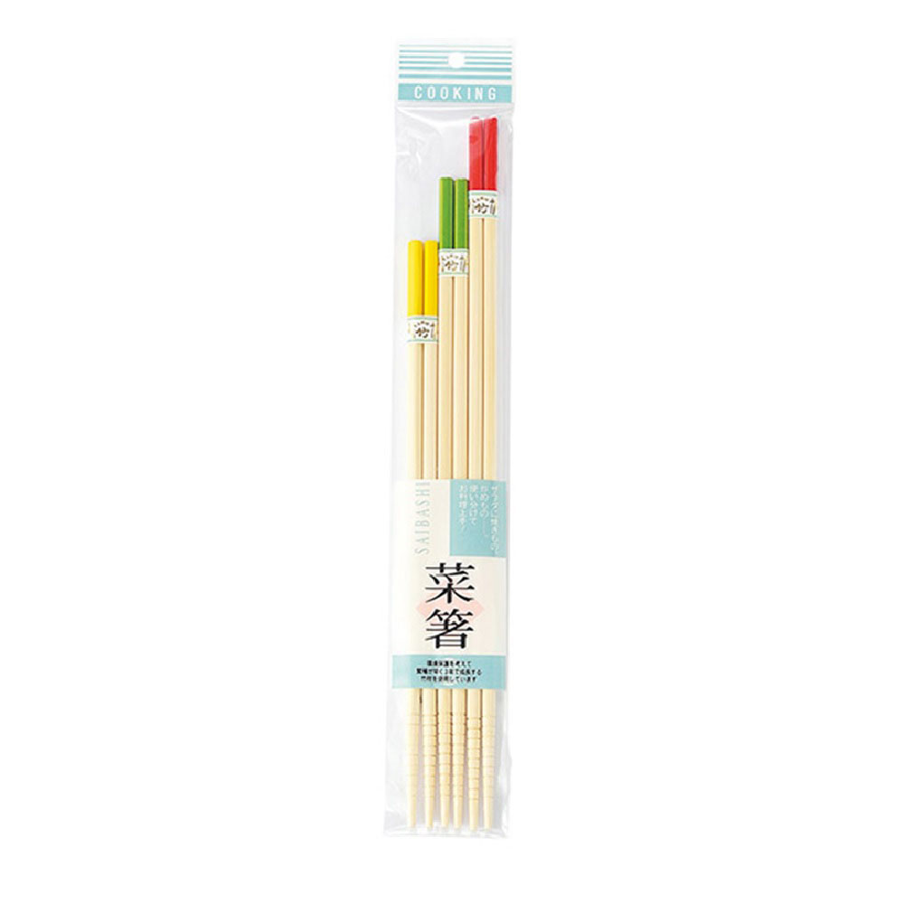 角カラー菜箸 3Pセット