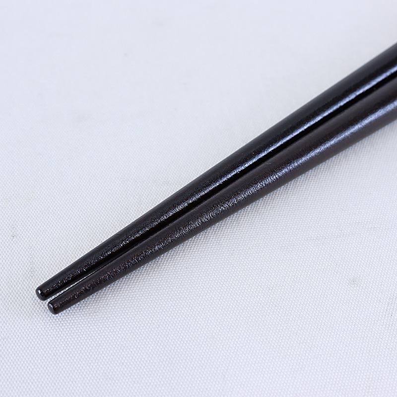 若狭塗 男箸 うるし箸 黒仙一半 23.5cm