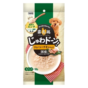 霧島鶏 じゅわドーン！ ミンチ ジューシーチキンパック 70g×3パック