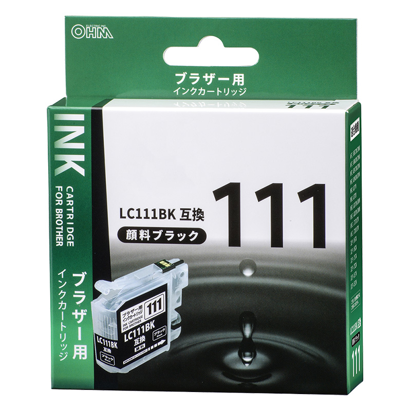 ブラザー互換インク LC111BK 顔料ブラック INK-B111B-BK