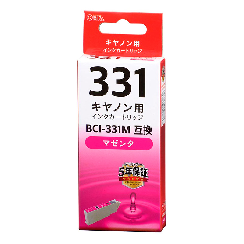 キヤノン互換インク BCI-331M 染料マゼンタ INK-C331-M