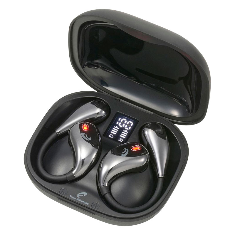 AudioComm 完全ワイヤレスイヤホン OWS イヤーフック型 ブラック HP-W610N-K