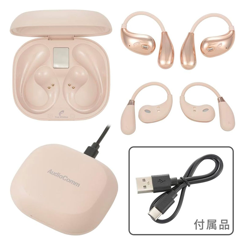 AudioComm 完全ワイヤレスイヤホン OWSイヤーフック HP-W610N-U