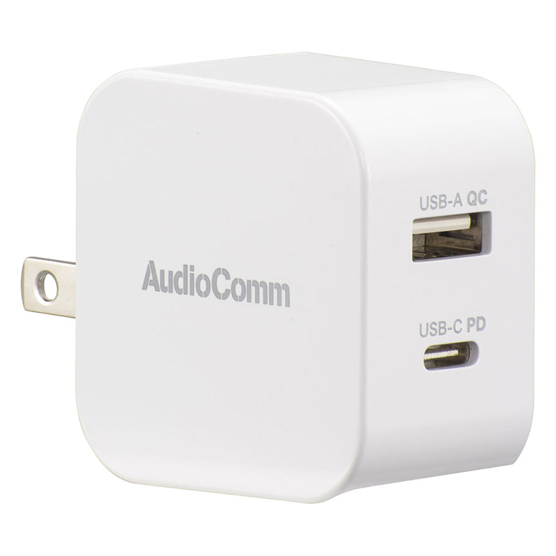 USB充電器 PD対応 20W USB-C USB-A