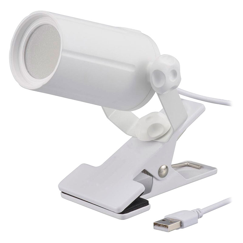 LEDクリップライト 昼白色 ホワイト LTC-LC08U-WN