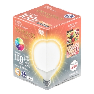 LED電球 ボール電球形 E26 100形相当 電球色 LDG12L-G AG6｜RA93