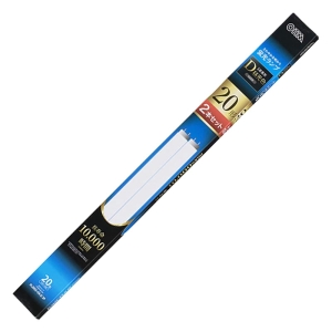 直管蛍光ランプ グロースタータ形 20形 昼光色 2本セット FL20SS・EX-D 2P