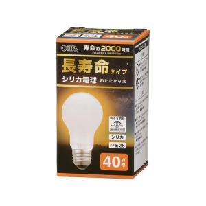 長寿命シリカ電球40W形