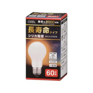 長寿命シリカ電球60W形