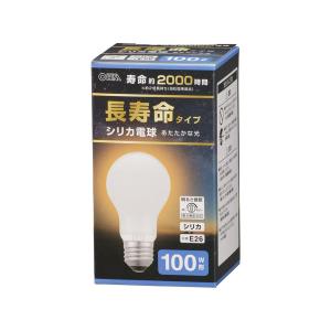 長寿命シリカ電球100W形