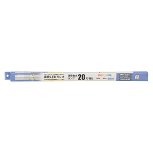 直管LEDランプ 20形相当 昼光色 グロースターター器具専用 片側給電仕様 LDF20SS・D|10|14 7C