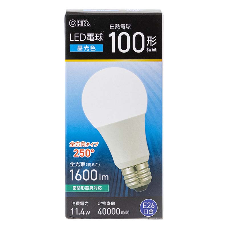 LED電球 E26 100形相当 昼光色 全方向タイプ LDA11D-G AG59