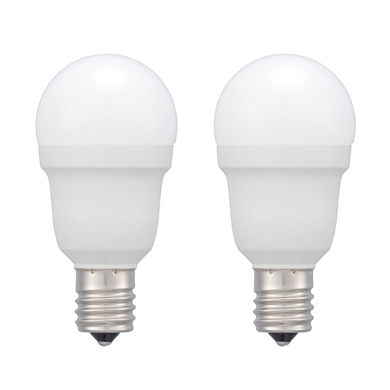 LED電球小形 E17 40形相当 電球色 広配光タイプ 2個入 LDA4L-G-E17 IS53 2P