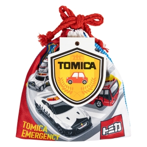 トミカ 巾着 クランチチョコ 4個入り