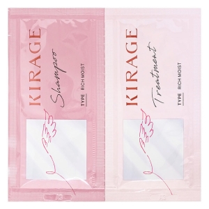 KIRAGE リッチモイストサシェ(トリートメント+シャンプー 各10ml)