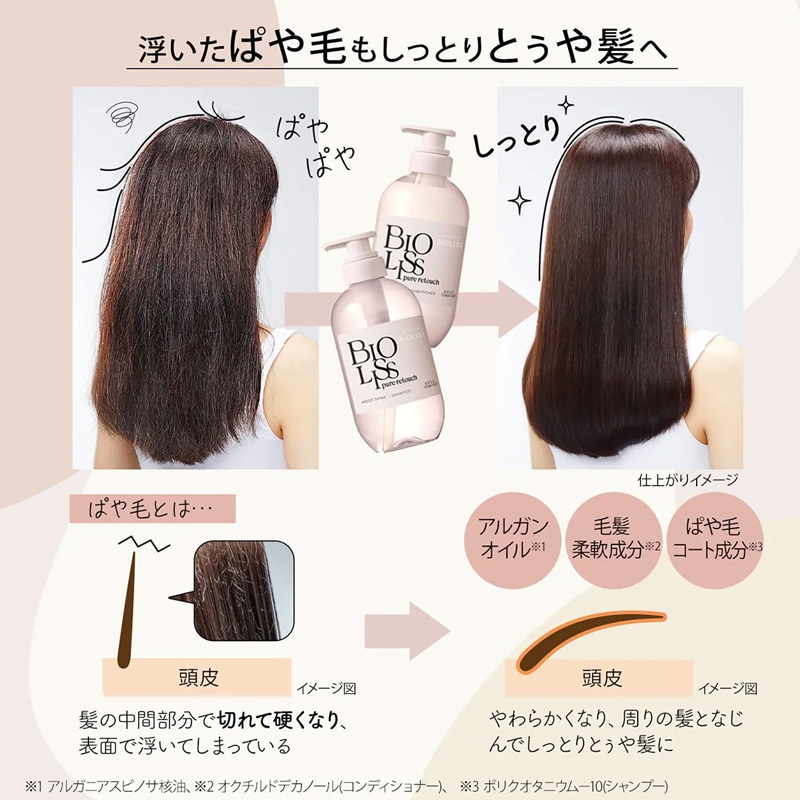サロンスタイル ビオリス ピュアレタッチ ぱやとぅや コンディショナー 詰替用 340ml