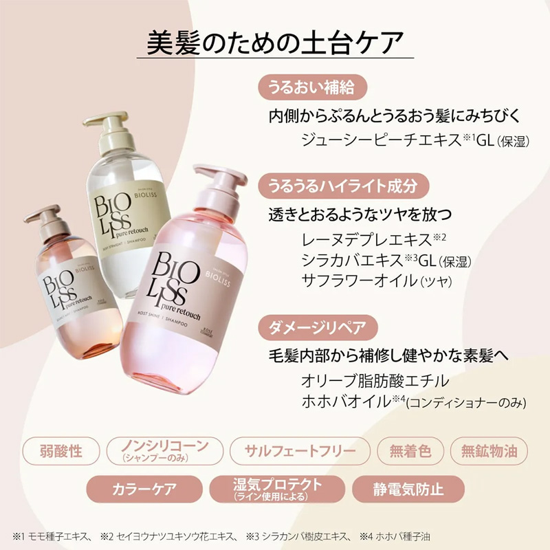 サロンスタイル ビオリス ピュアレタッチ ぱやとぅや コンディショナー 詰替用 340ml