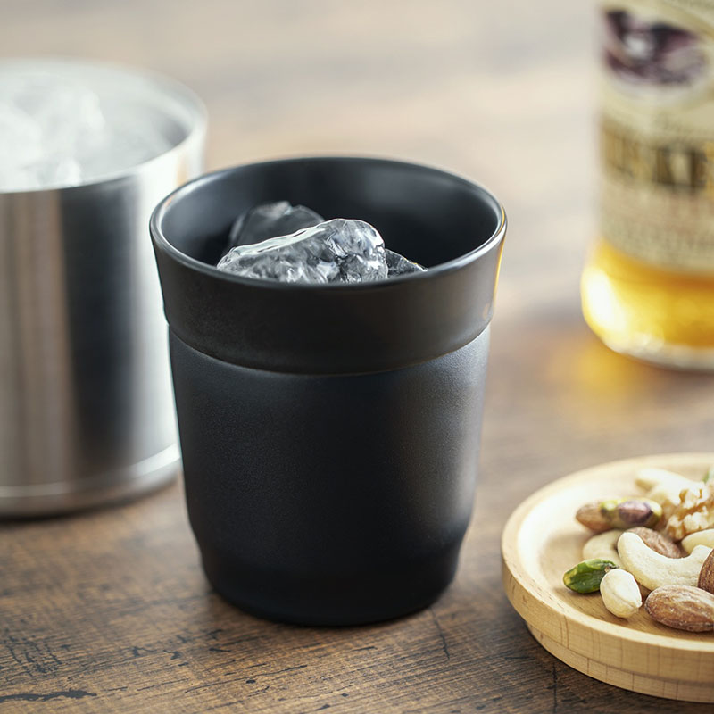 おうち居酒屋 焼酎タンブラー ATEー30B 270ml ブラック