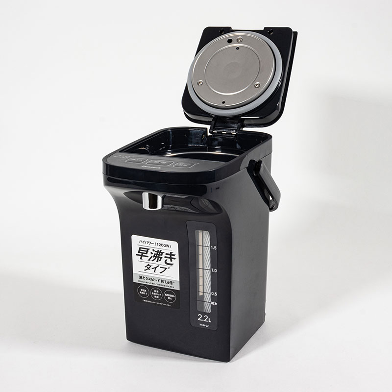 電動給湯ポット 早沸きタイプ 2.2L ブラック WMM-22B
