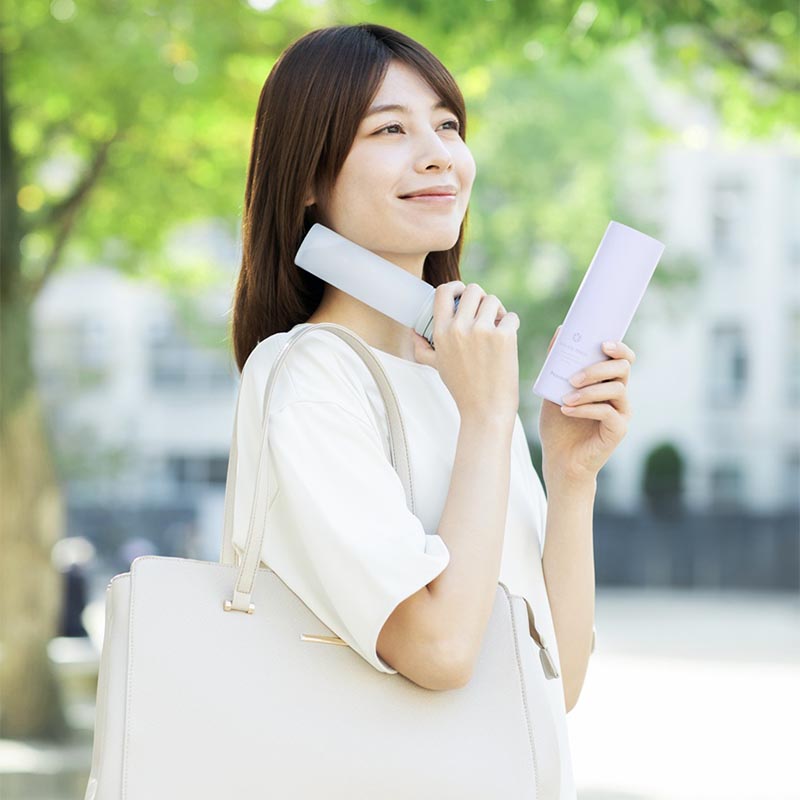 ミニアイスパック シリコーン氷のうタイプ 保冷専用 パープル