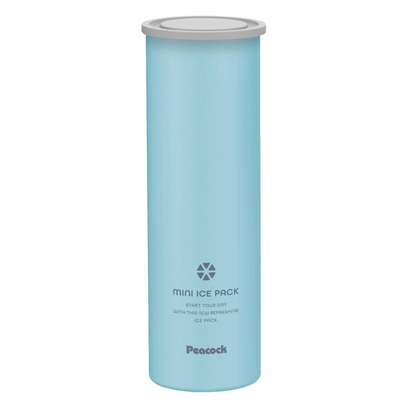 ミニアイスパック シリコーン氷のうタイプ 保冷専用 ブルー