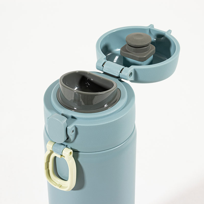 ステンレスボトル ワンタッチマグタイプ 500ml 保温保冷 ダスティブルー