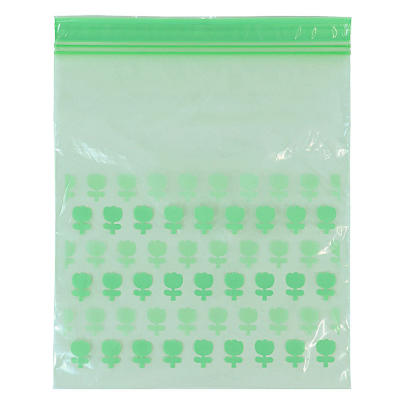 カラージッパーバッグ MLサイズ 20P入 グリーン
