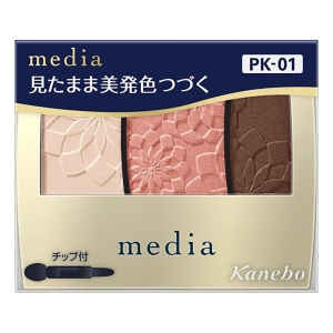 メディア グラデカラーアイシャドウN PK-01　3.1g