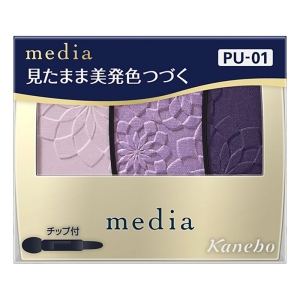 メディア グラデカラーアイシャドウN PU-01　3.1g