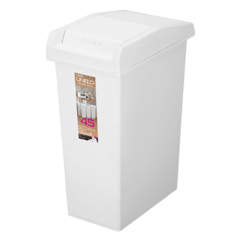 【お取り寄せ商品】ユニード スライドペール 45L グレー×ホワイト