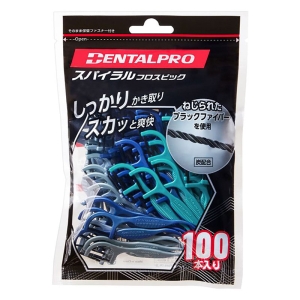 スパイラルフロスピック100本入