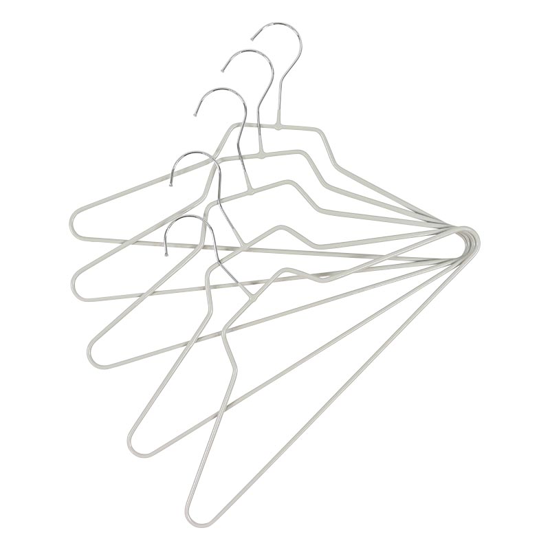 【お取り寄せ商品】ネックシャツハンガー ノンスリップ 肩幅40cm 5本組