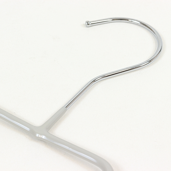 【お取り寄せ商品】ネックシャツハンガー ノンスリップ 肩幅40cm 5本組