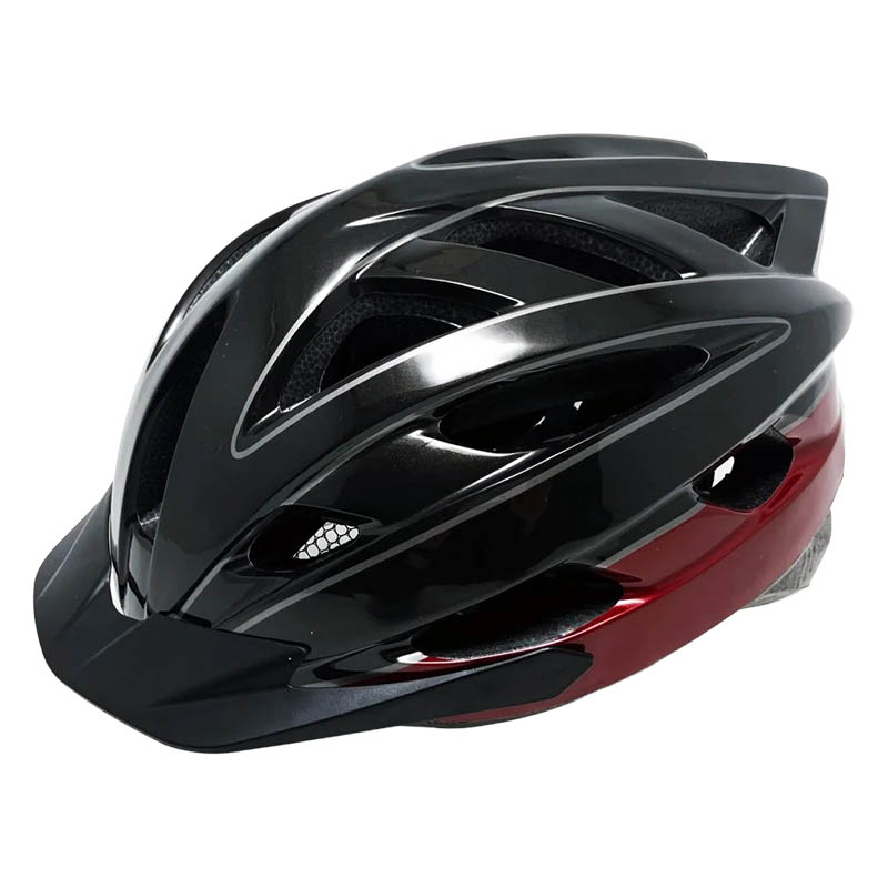 スポーツヘルメット FORT 58-61cm BK-RD ブラック｜レッド