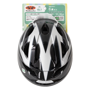 Jrオリジナルヘルメット 54-58cm イナズマ ブラック BK