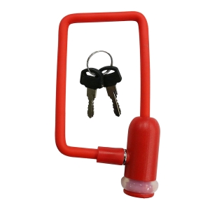 Eバイク用バッテリーロック SL 73773 レッド