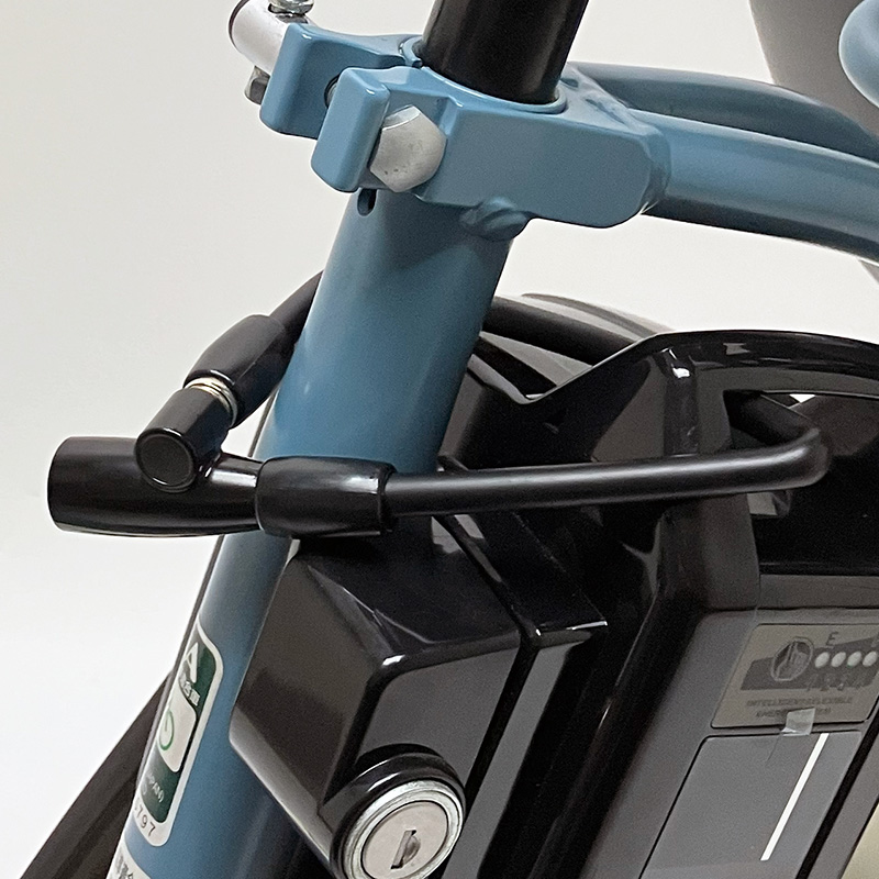 Eバイク用バッテリーロック キー式 30cm ブラック