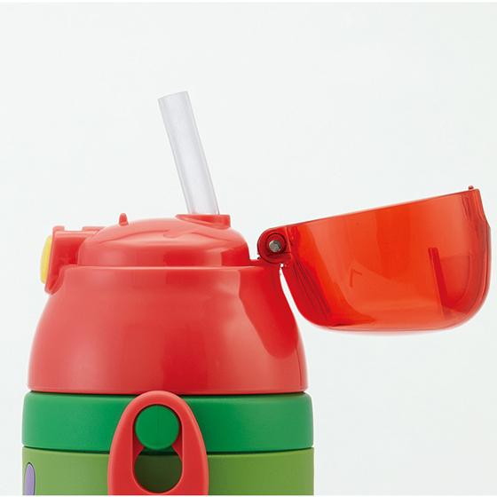 【お取り寄せ商品】3D ワンプッシュストローボトル 380ml はらぺこあおむし