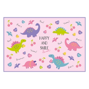 【お取り寄せ商品】レジャーシート 1人用 90×60cm ハッピー＆スマイル