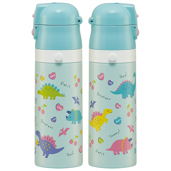 【お取り寄せ商品】超軽量ダイレクトステンレスボトル 470ml ハッピー＆スマイル