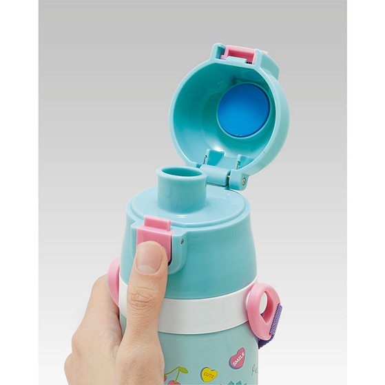 【お取り寄せ商品】超軽量ダイレクトステンレスボトル 470ml ハッピー＆スマイル