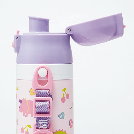 【お取り寄せ商品】2WAYステンレスボトル 400ml｜350ml ハッピー＆スマイル