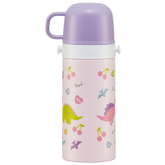 【お取り寄せ商品】2WAYステンレスボトル 400ml｜350ml ハッピー＆スマイル