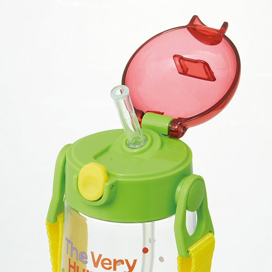 【お取り寄せ商品】ワンプッシュストローボトル 480ml はらぺこあおむし