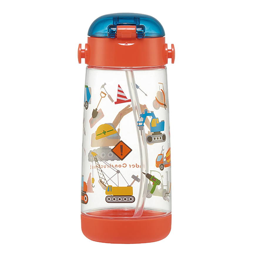 【お取り寄せ商品】ワンプッシュストローボトル 480ml はたらくクルマ
