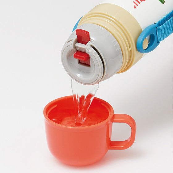 【お取り寄せ商品】超軽量2WAY ステンレスボトル 直飲み470ml コップ飲み430ml はたらくクルマ