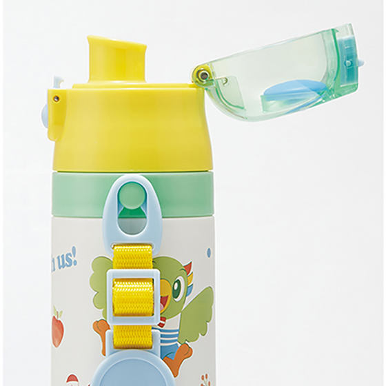 【お取り寄せ商品】超軽量2WAY ステンレスボトル 直飲み470ml コップ飲み430ml しまじろう23