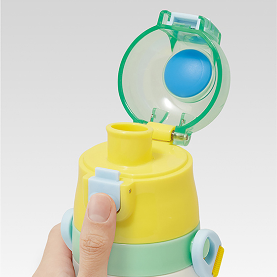 【お取り寄せ商品】超軽量2WAY ステンレスボトル 直飲み470ml コップ飲み430ml しまじろう23