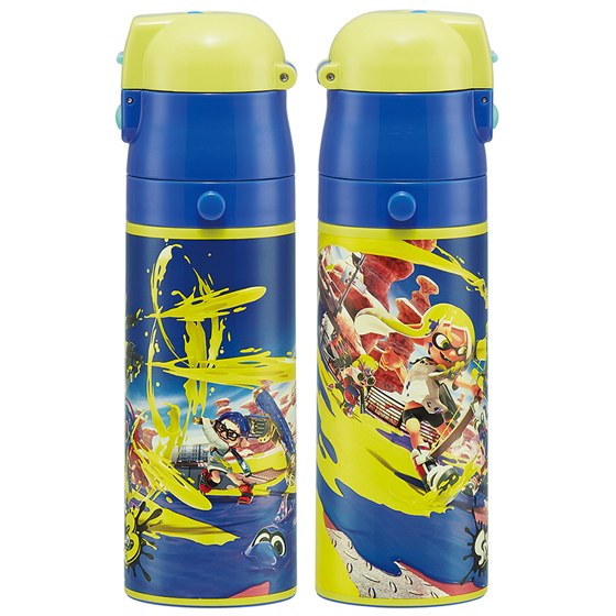 【お取り寄せ商品】超軽量2WAY ステンレスボトル 直飲み470ml コップ飲み430ml スプラトゥーン3